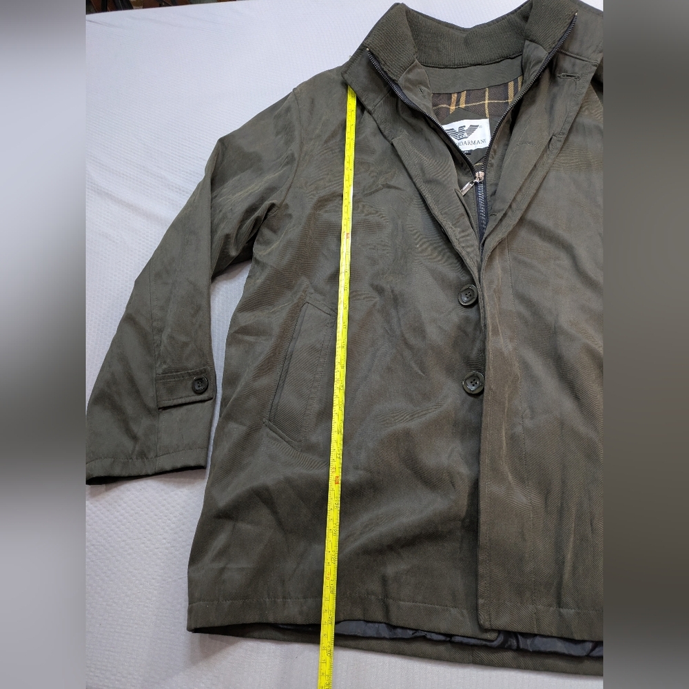 Giorgio Armani Olive Military Jacket - Picture 3 of 11